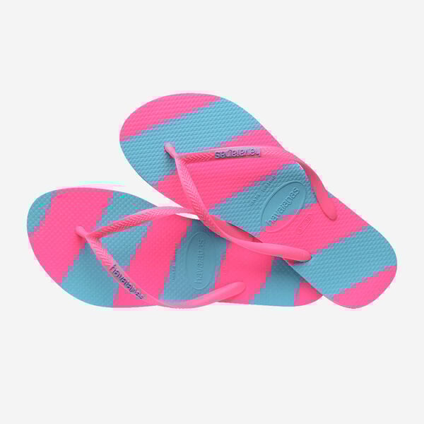 INFRADITO HAVAIANAS SLIM COLOR FUN VERANO ROSA