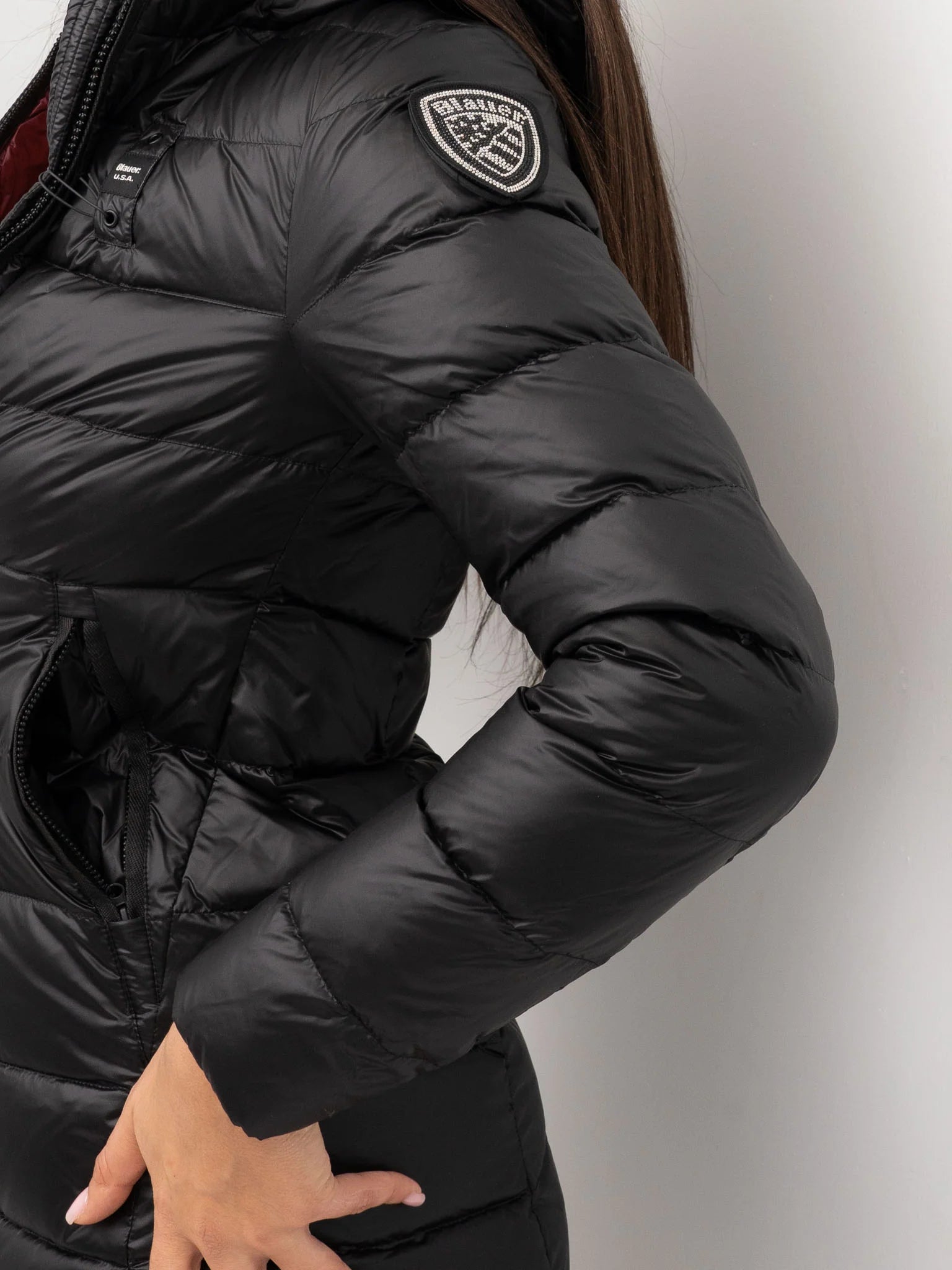 PIUMINO BLAUER LUNGO AGNES