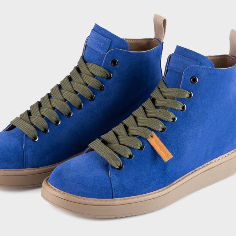 POLACCHINO PANCHIC P01 SENZA PELO SUEDE ULTRAMARINE MILITARY