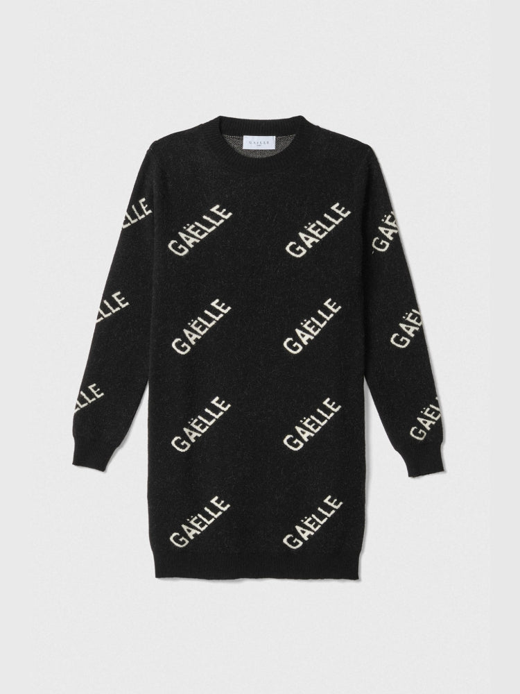 ABITO GAELLE ML MULTI LOGO CONTRASTO