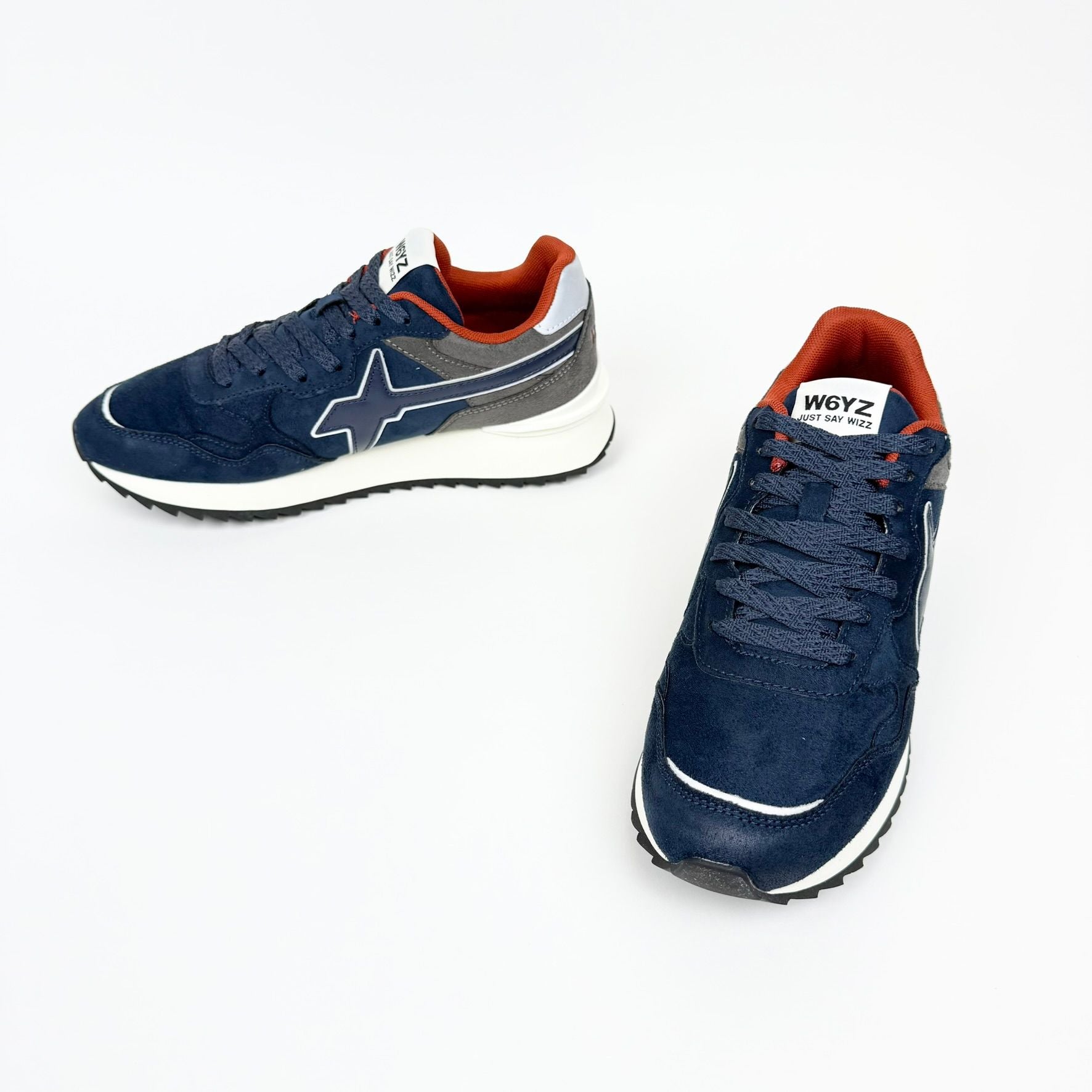 SCARPE WIZZ JUST SAY WIZZ YAK-M. BRUSHED NAVY ANTRACITE