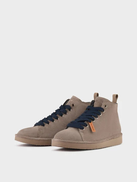 POLACCHINO PANCHIC SUEDE INT. FUR WALNUT L. COBALTO