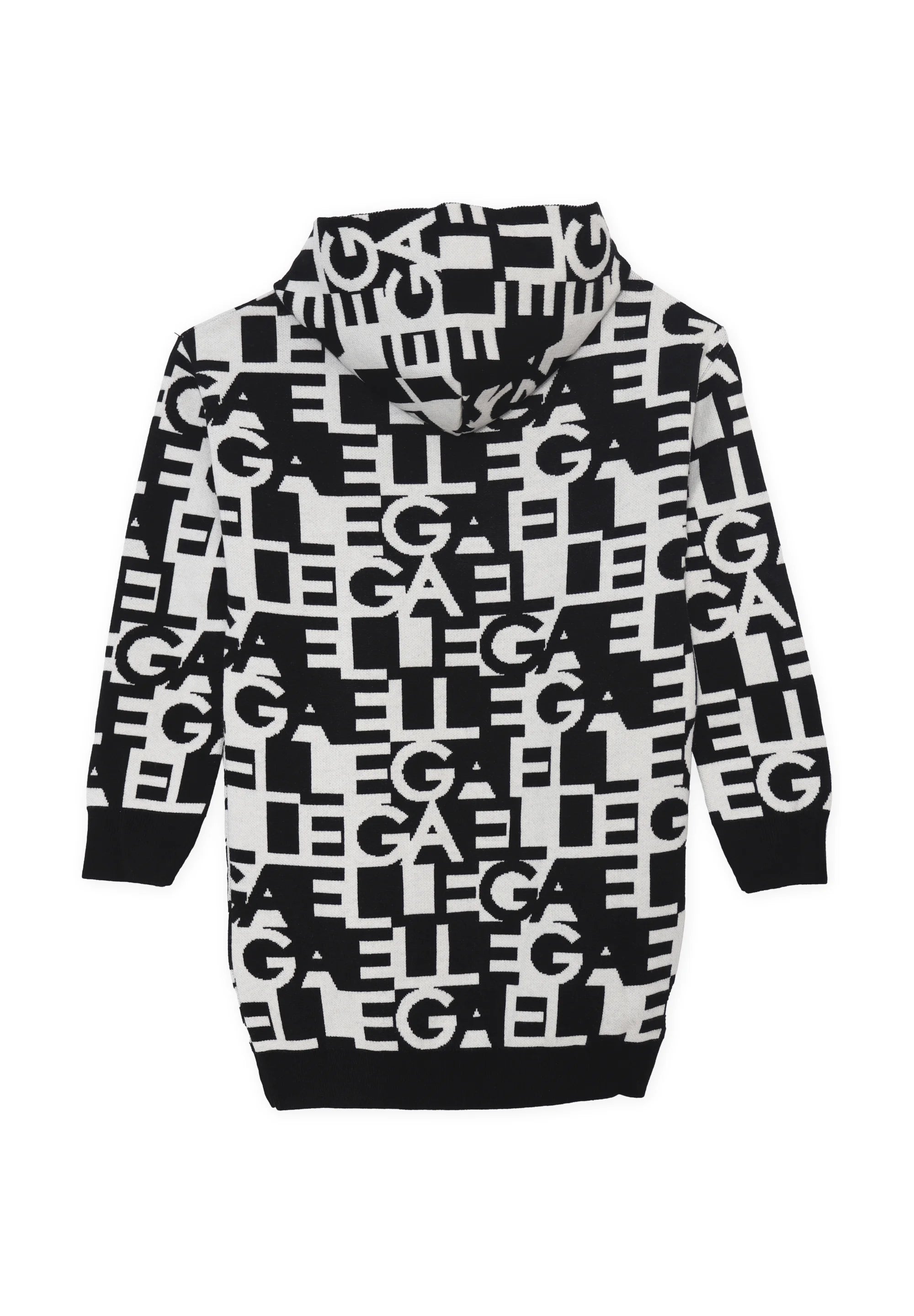 ABITO GAELLE ML MULTI LOGO CONTRASTO CAPPUCCIO