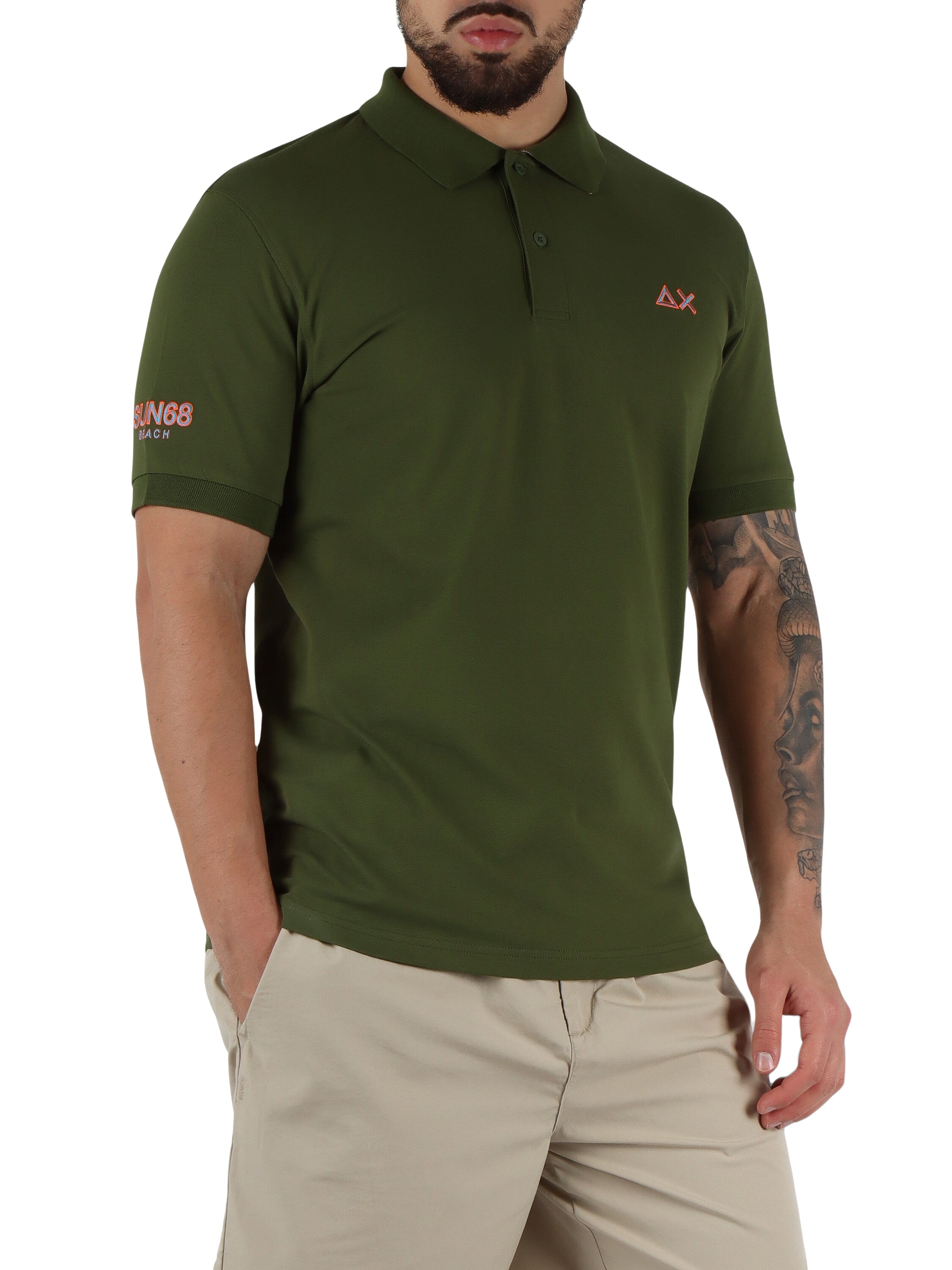 POLO SUN68 JERSEY BEACH