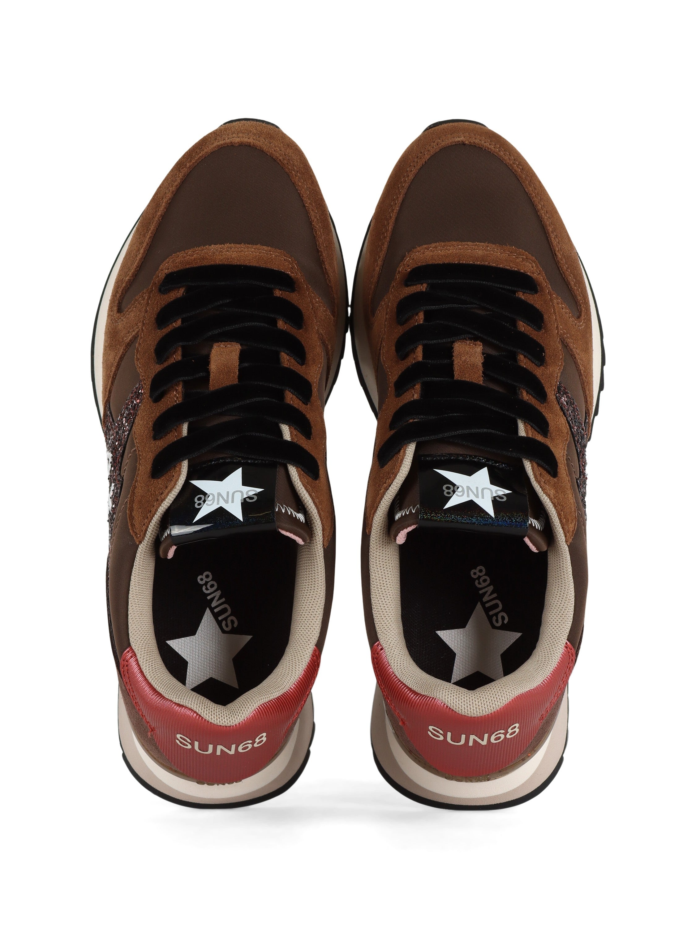 SCARPE SUN68 STARGLITTER MARRONE