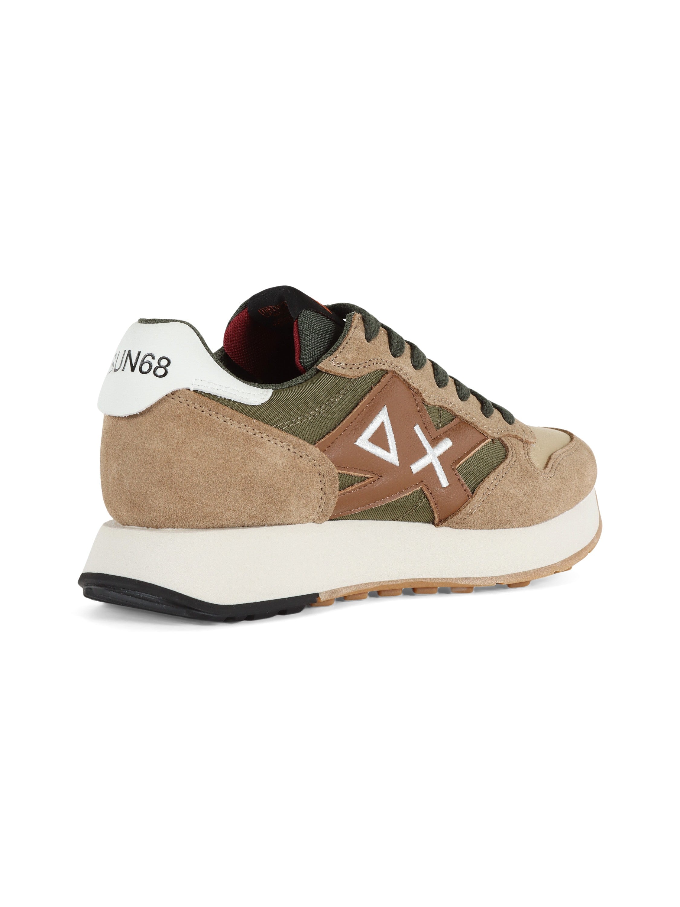 SCARPE SUN68 JAKI BICOLOR BEIGE SCURO
