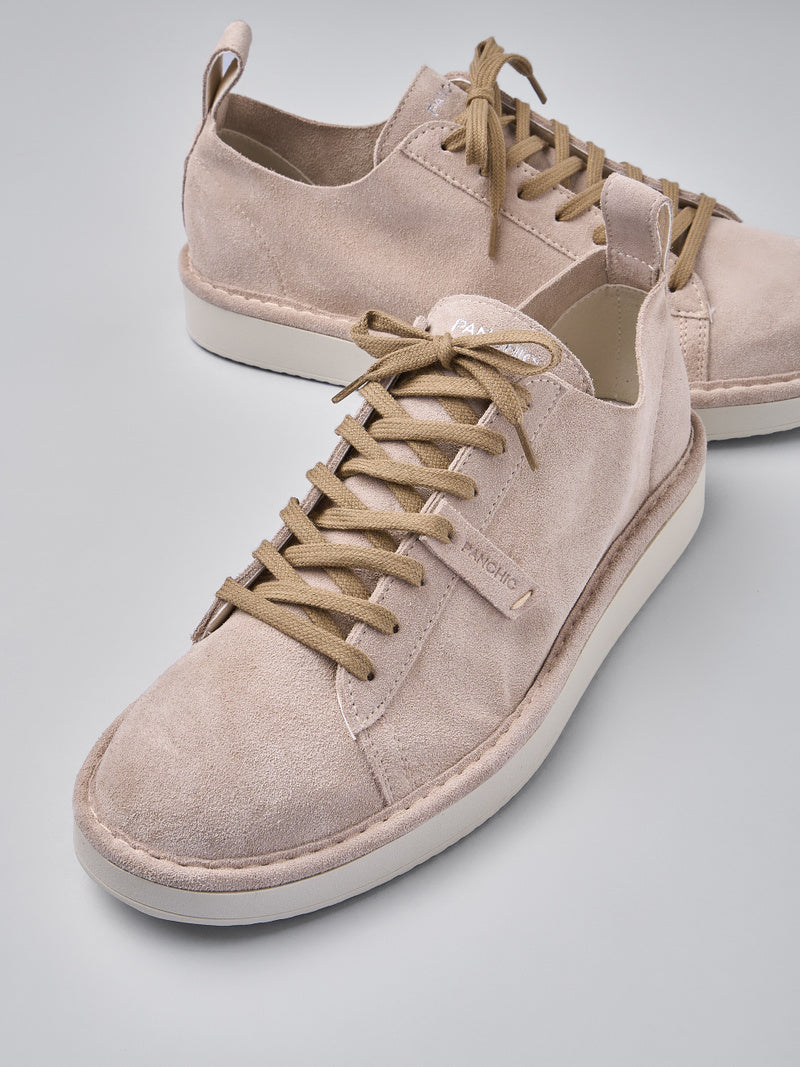 SCARPE PANCHIC P01 LACE-UP SUEDE FOG