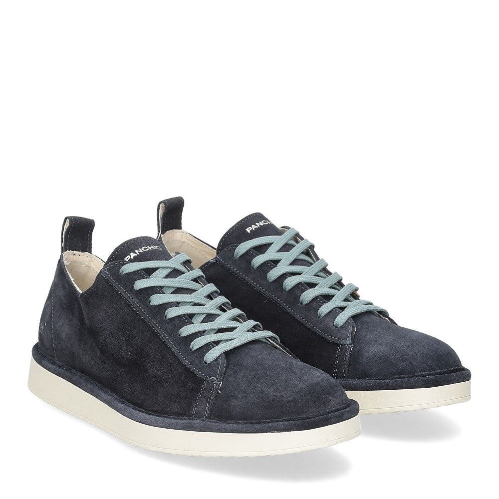 SCARPE PANCHIC P01 LACE-UP SUEDE BLU NOTTE