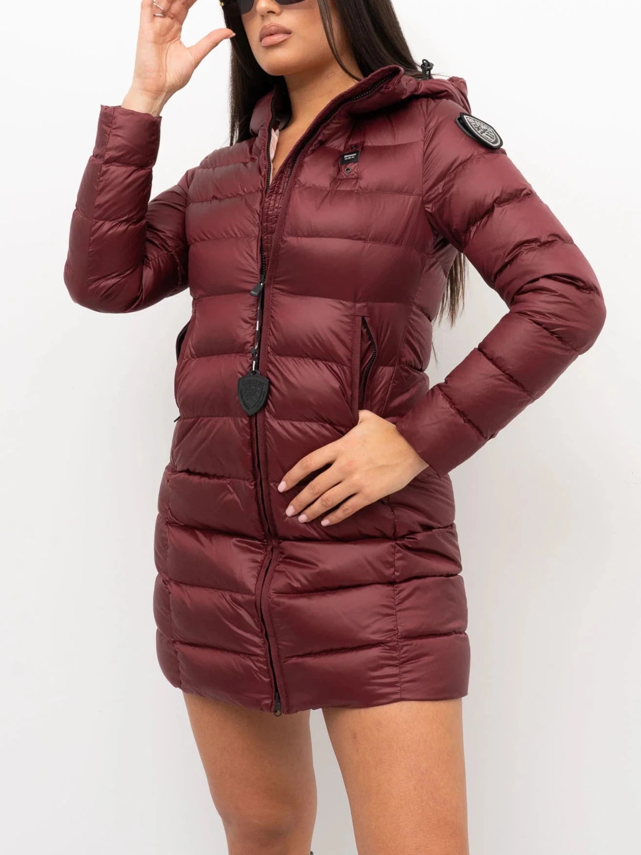 PIUMINO BLAUER LUNGO AGNES