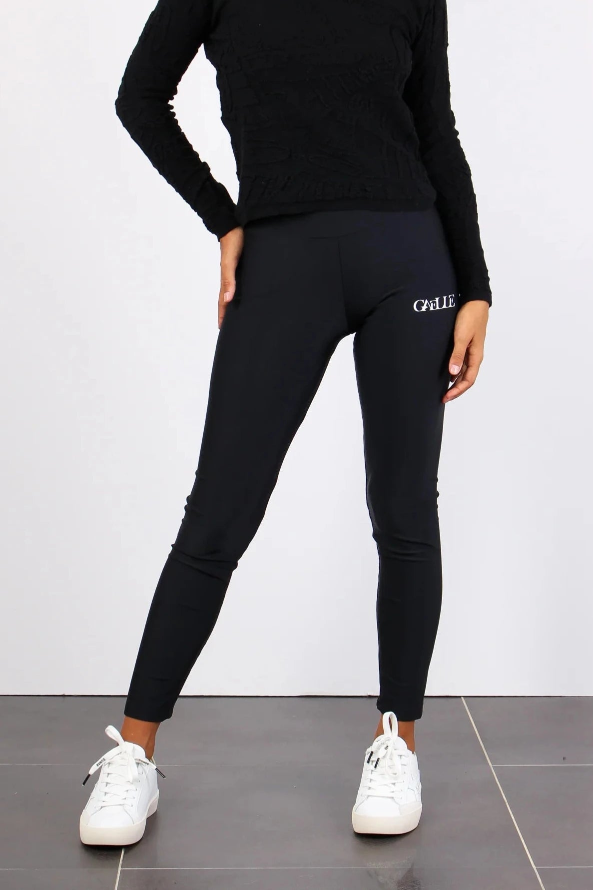 LEGGINS GAELLE PARIS LYCRA NERO