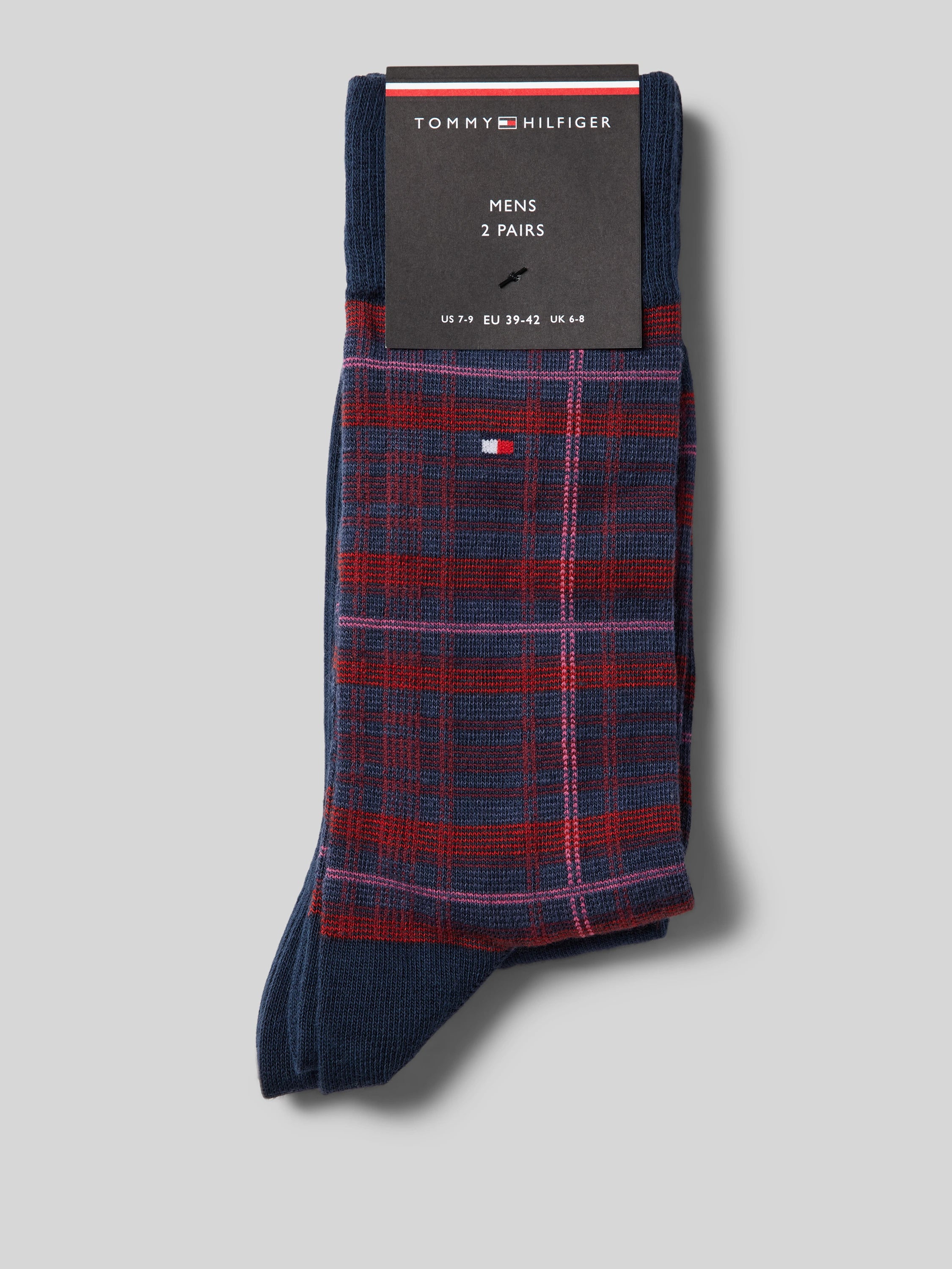 CALZE TOMMY HILFIGER 2 PAIA TARTAN
