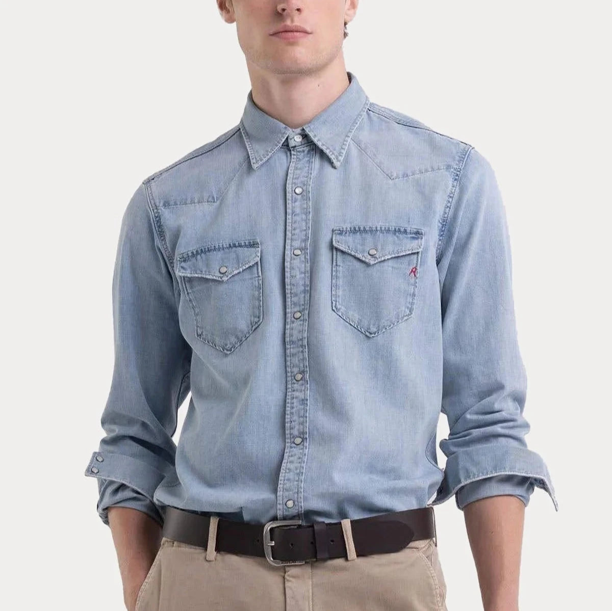 CAMICIA REPLAY AGED 5YEAR IN DENIM