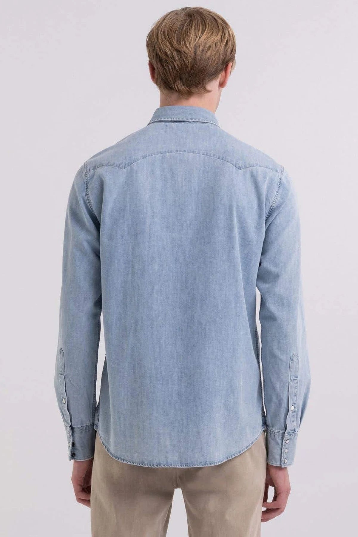 CAMICIA REPLAY AGED 5YEAR IN DENIM