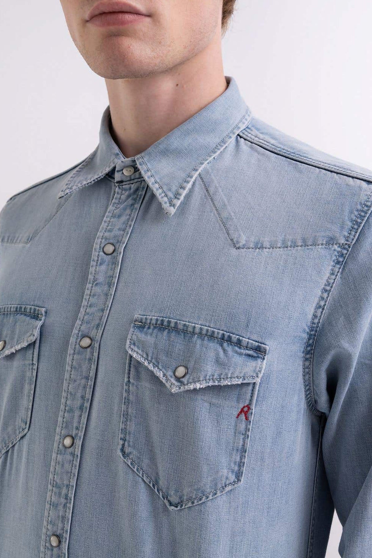 CAMICIA REPLAY AGED 5YEAR IN DENIM