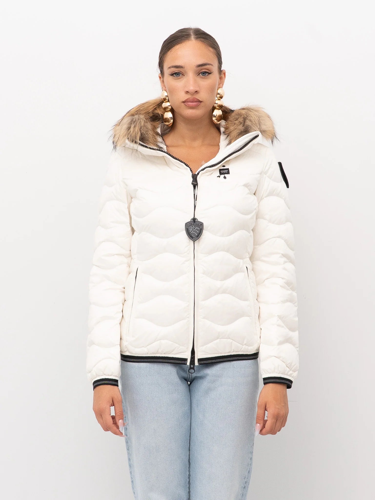 PIUMINO BLAUER ALDIE ONDINA INT. PIUMA CON PELO
