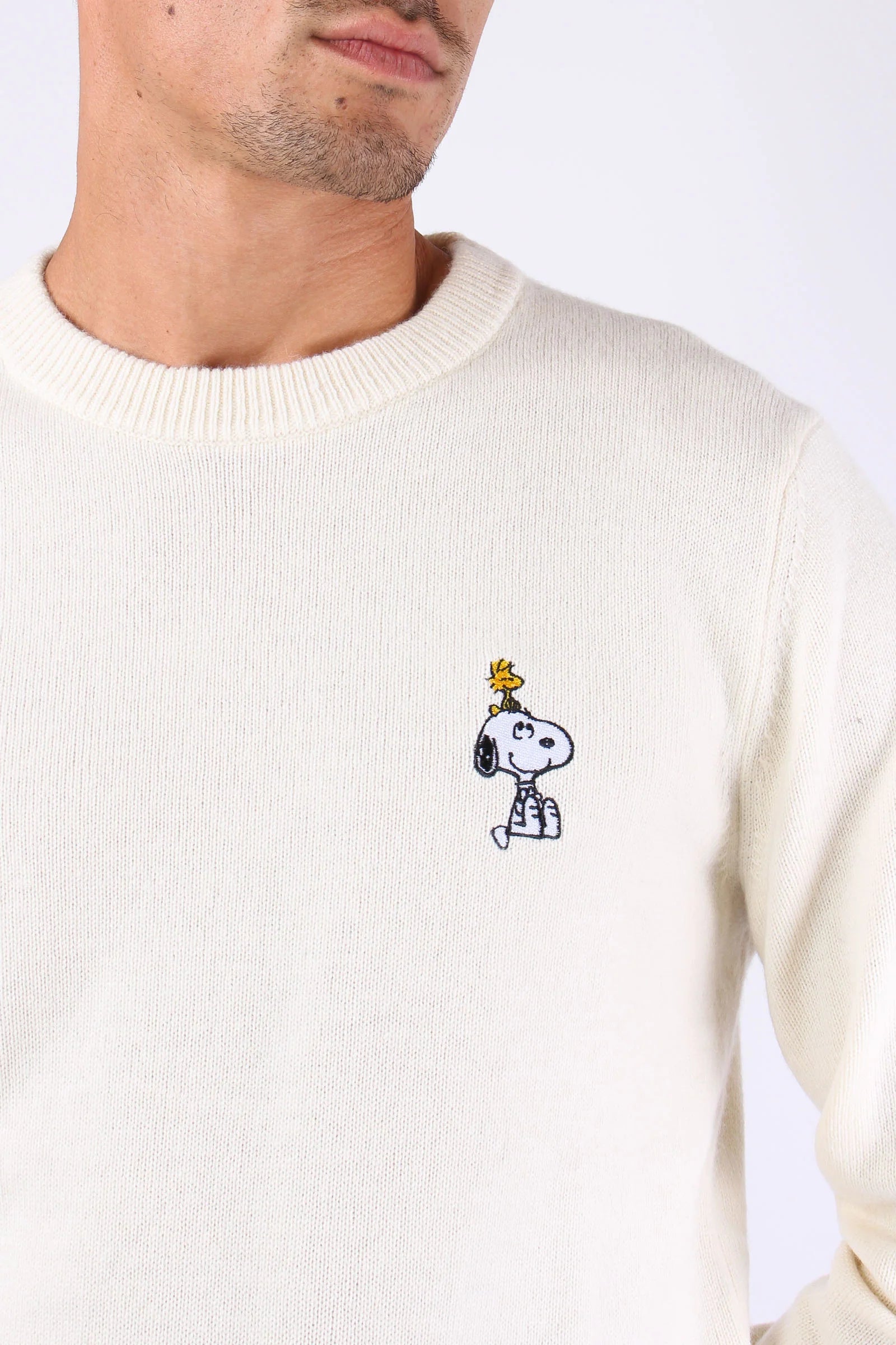 MAGLIONE SUN68 X PEANUTS GIROCOLLO SNOOPY