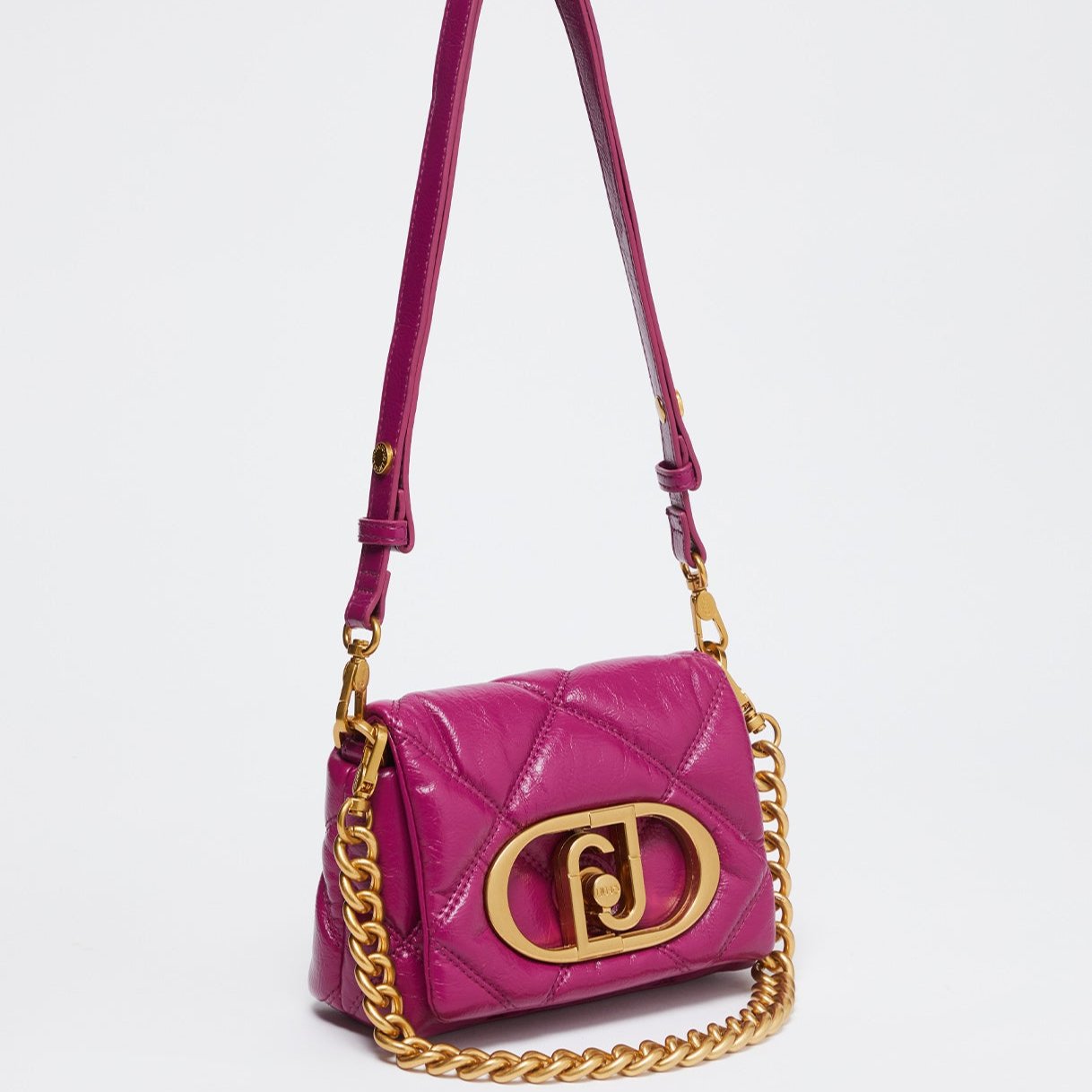 BORSA LIUJO LAPUFFY S PETIT MATELASSÈ VEINS EDITION