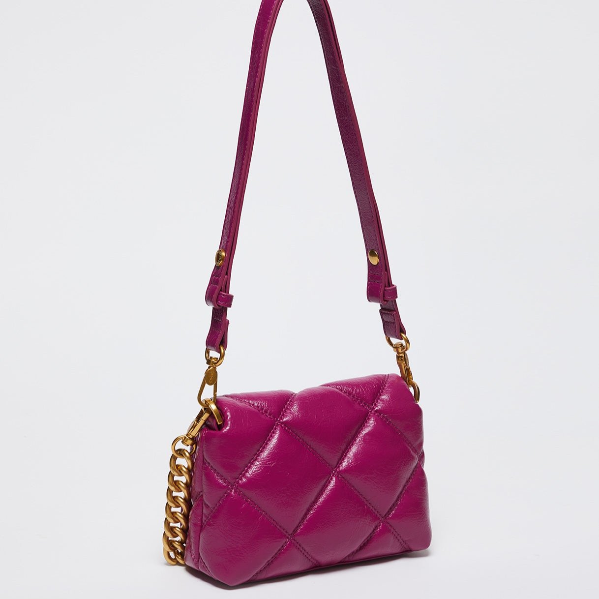 BORSA LIUJO LAPUFFY S PETIT MATELASSÈ VEINS EDITION