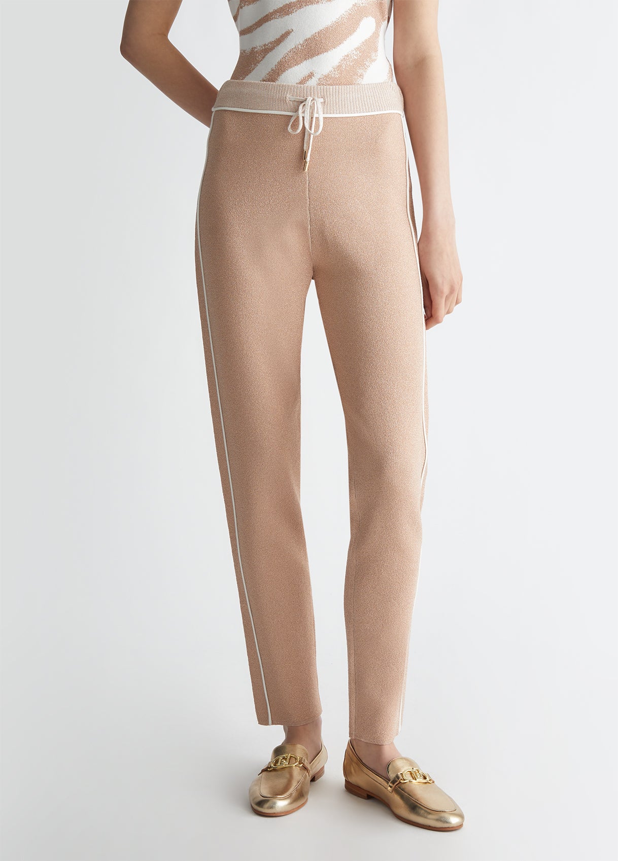 PANTALONE LIUJO IN MAGLIA LUREX