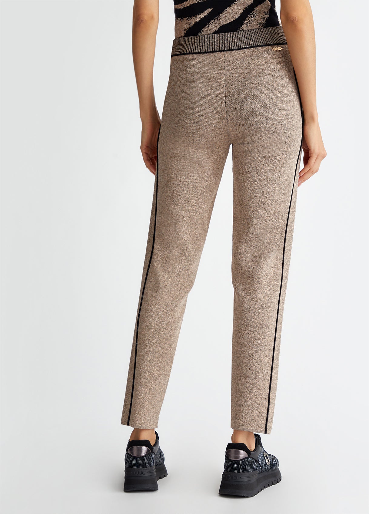 PANTALONE LIUJO IN MAGLIA LUREX