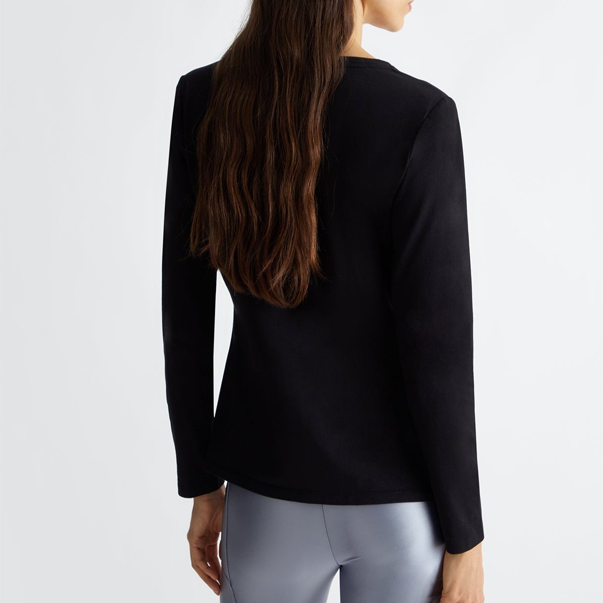 TSHIRT LIUJO GIROCOLLO MANICA LUNGA LOGO GEMME