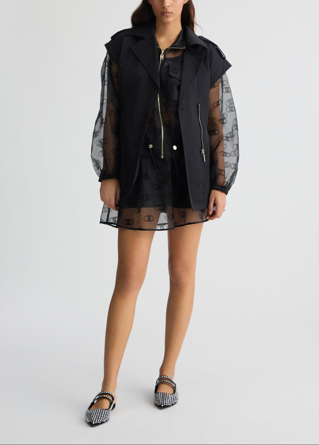 GILET LIUJO SMANICATO