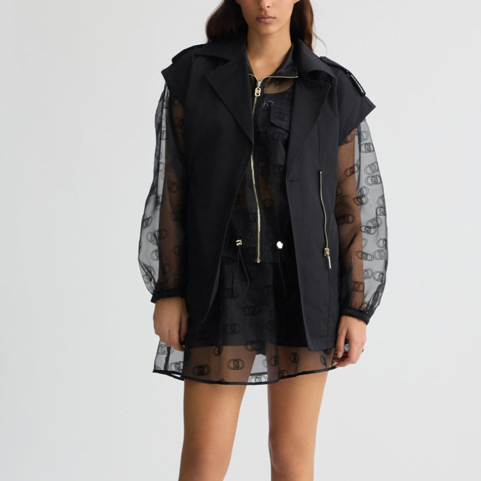 GILET LIUJO SMANICATO