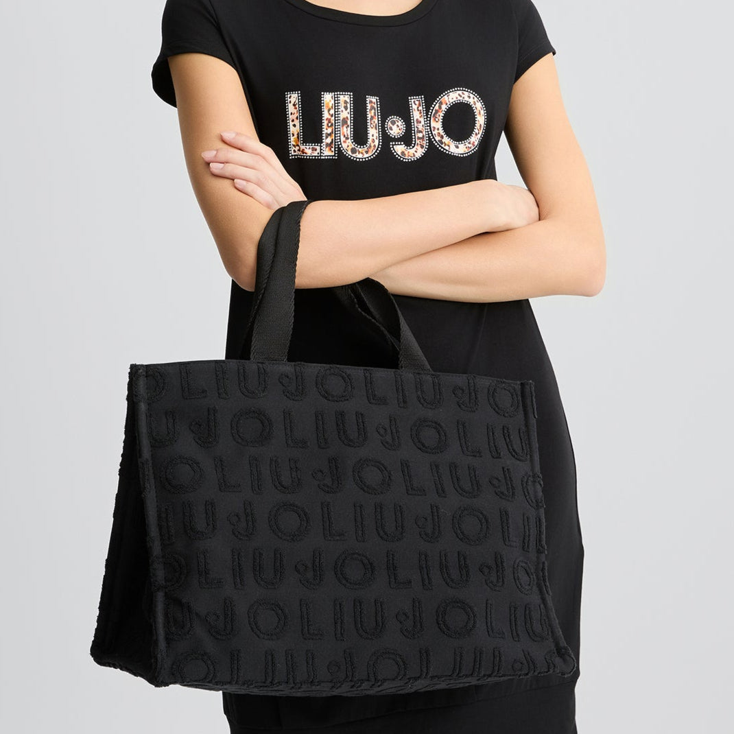 BORSA LIUJO TOTE JAQUARD PLAIN