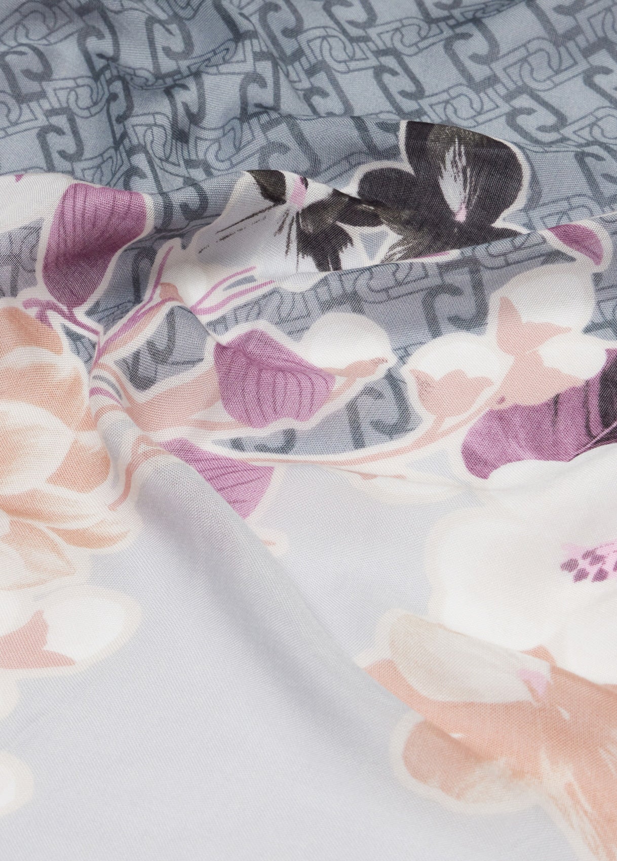 STOLA FOULARD FLOWER RAMAGE 90X180