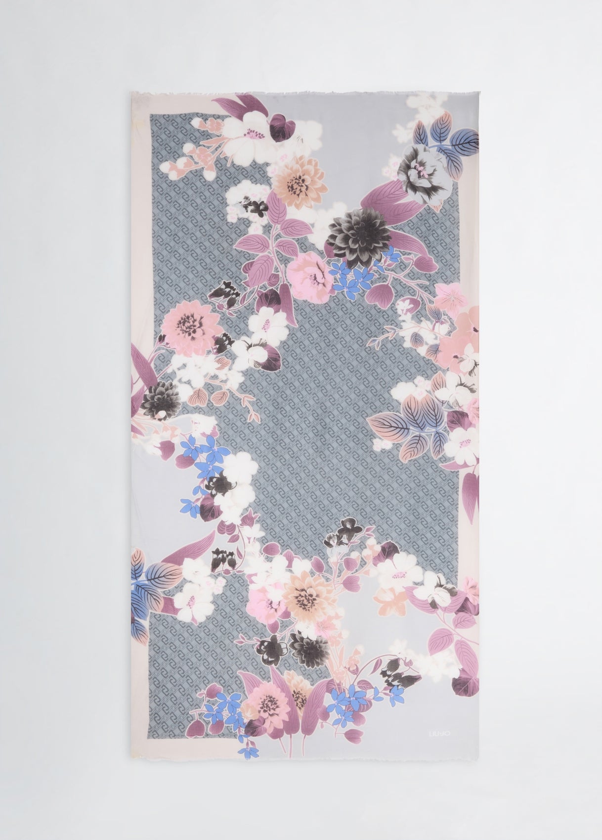 STOLA FOULARD FLOWER RAMAGE 90X180