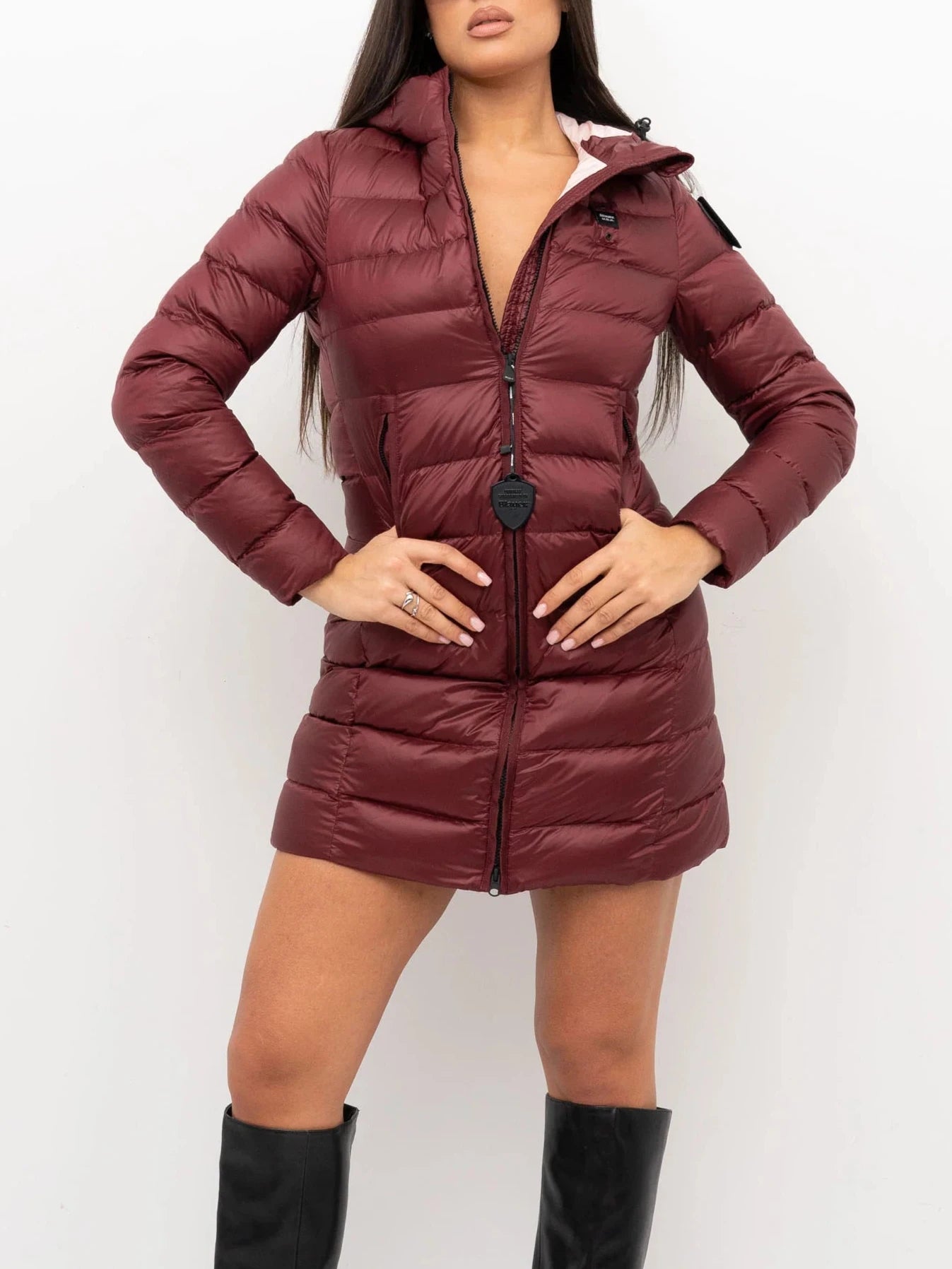 PIUMINO BLAUER LUNGO AGNES