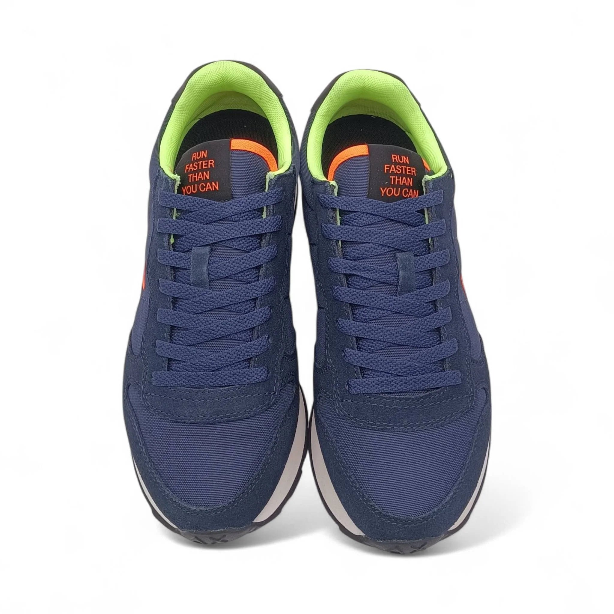 SCARPE SUN68 TOM FLUO BLU NAVY