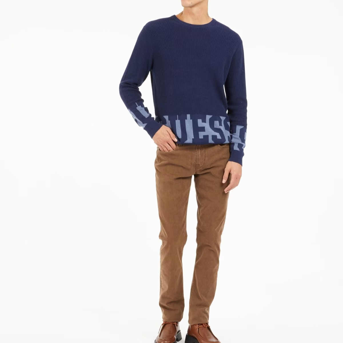 MAGLIA GUESS DEEMER JACQUARD LOGO