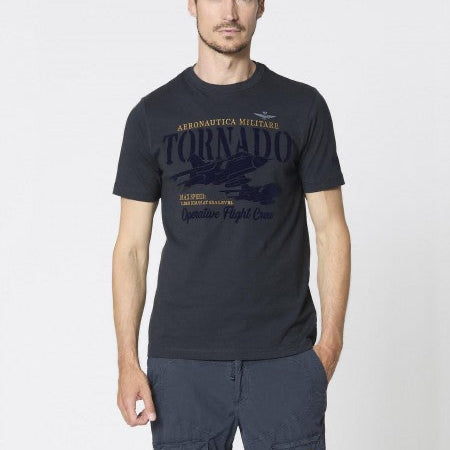 TSHIRT AERONAUTICA MILITARE STAMPA TORNADO