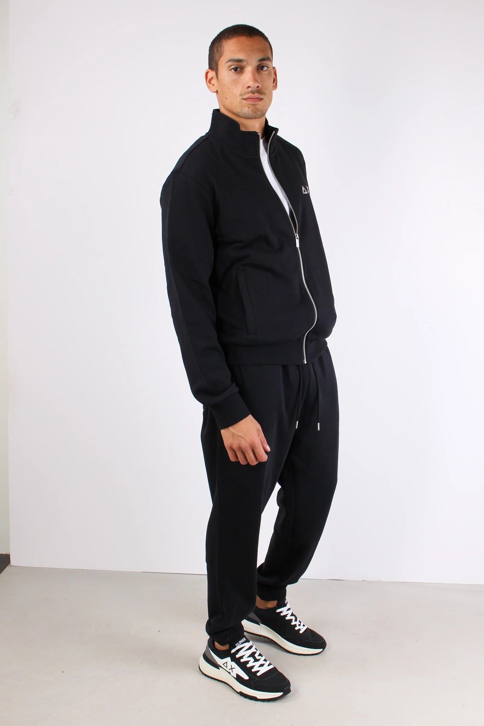 FELPA SUN68 FULL ZIP TRACK BASIC FLEECE