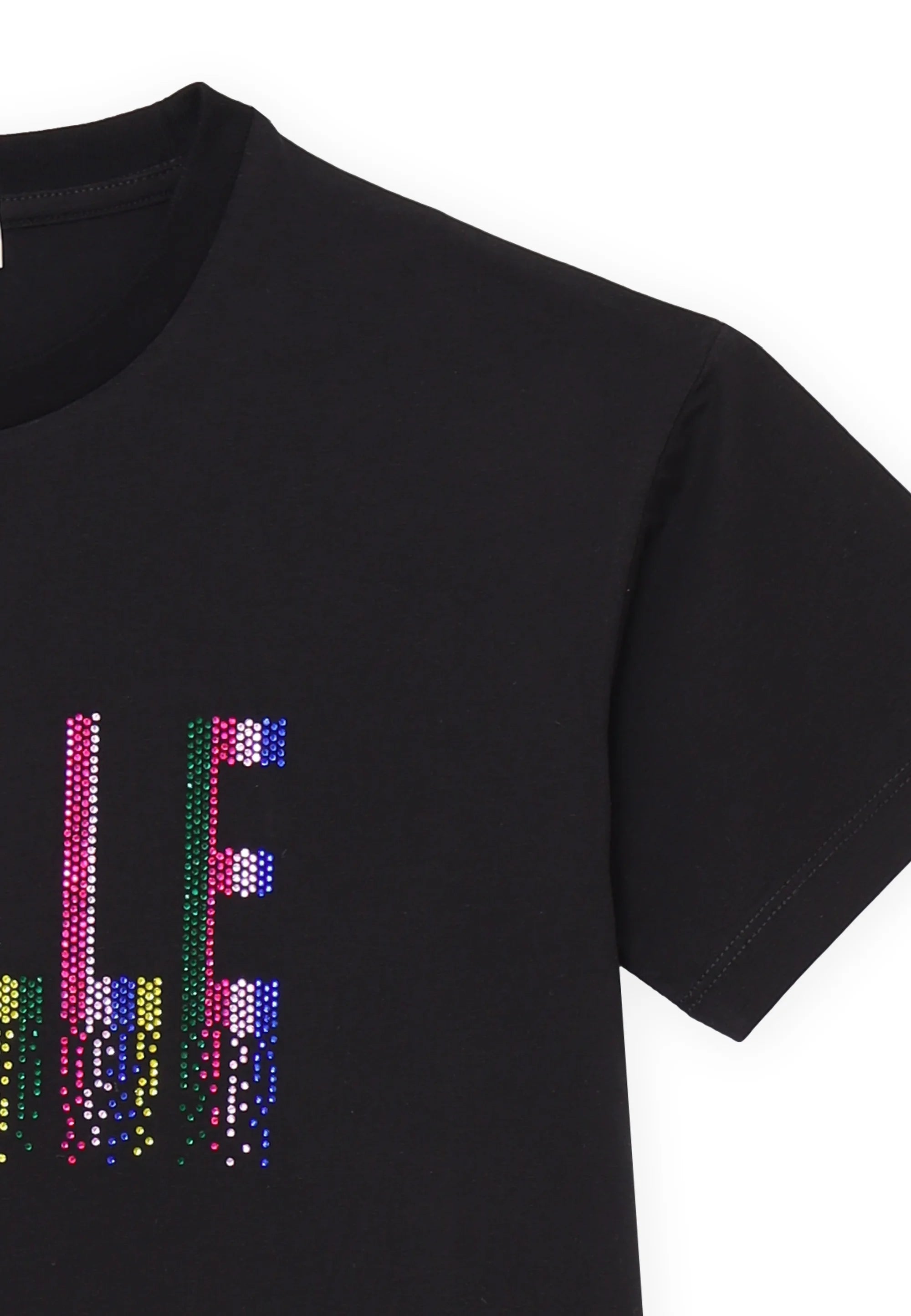 TSHIRT GAELLE PARIS CROP MC LOGO ALLUNGATO