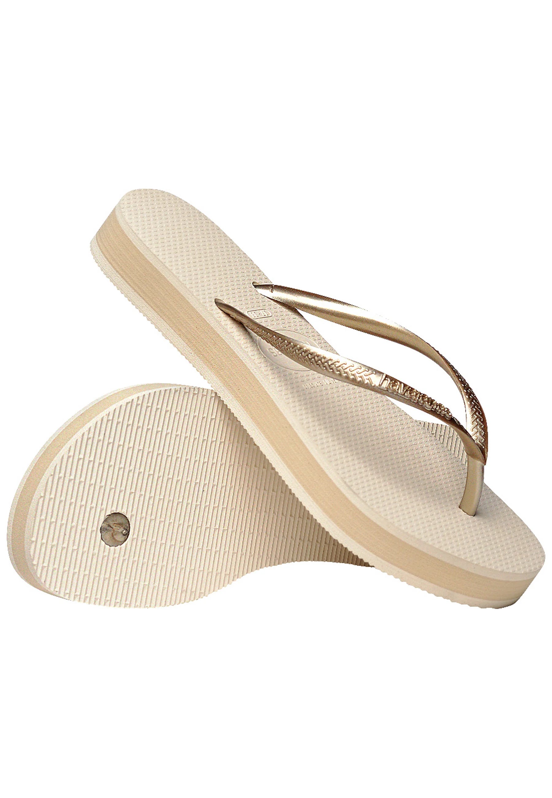 INFRADITO HAVAIANAS SLIM FLATFORM BEIGE