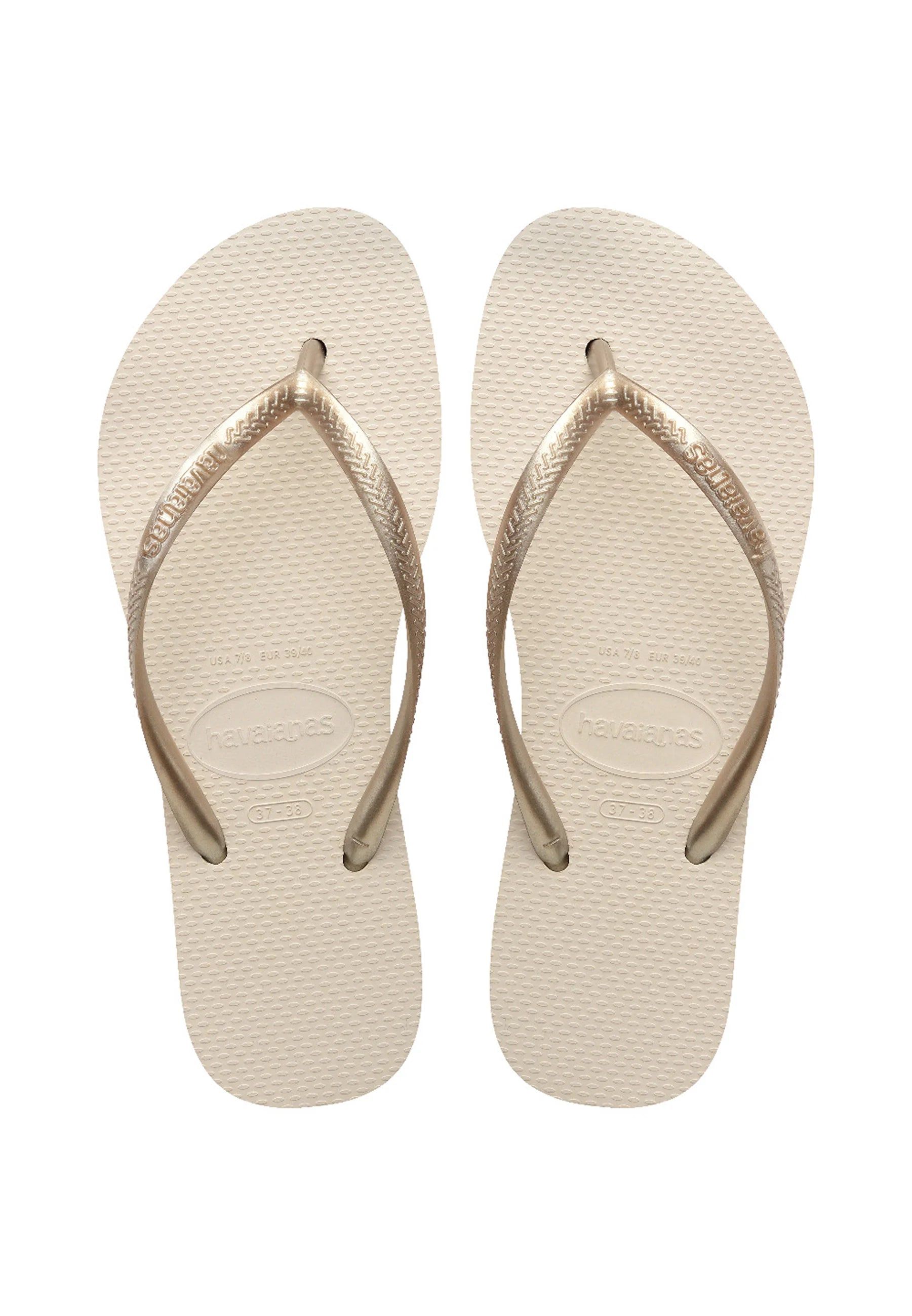 INFRADITO HAVAIANAS SLIM FLATFORM BEIGE