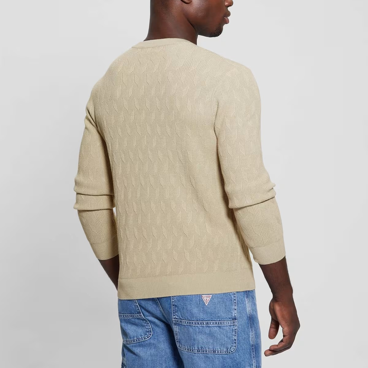 MAGLIA GUESS DELROY ML STITCHED