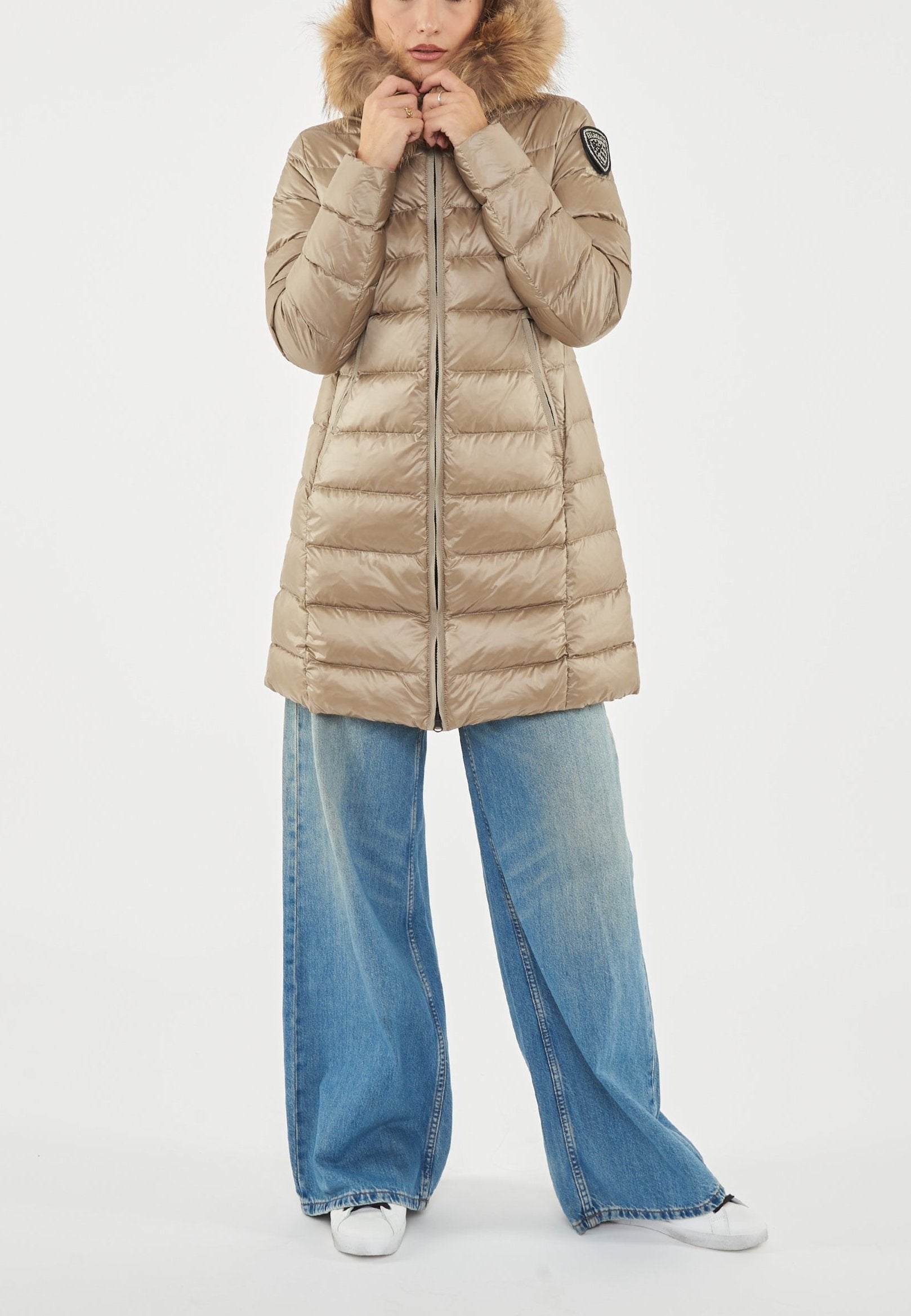 PIUMINO BLAUER LUNGO KRISTIN