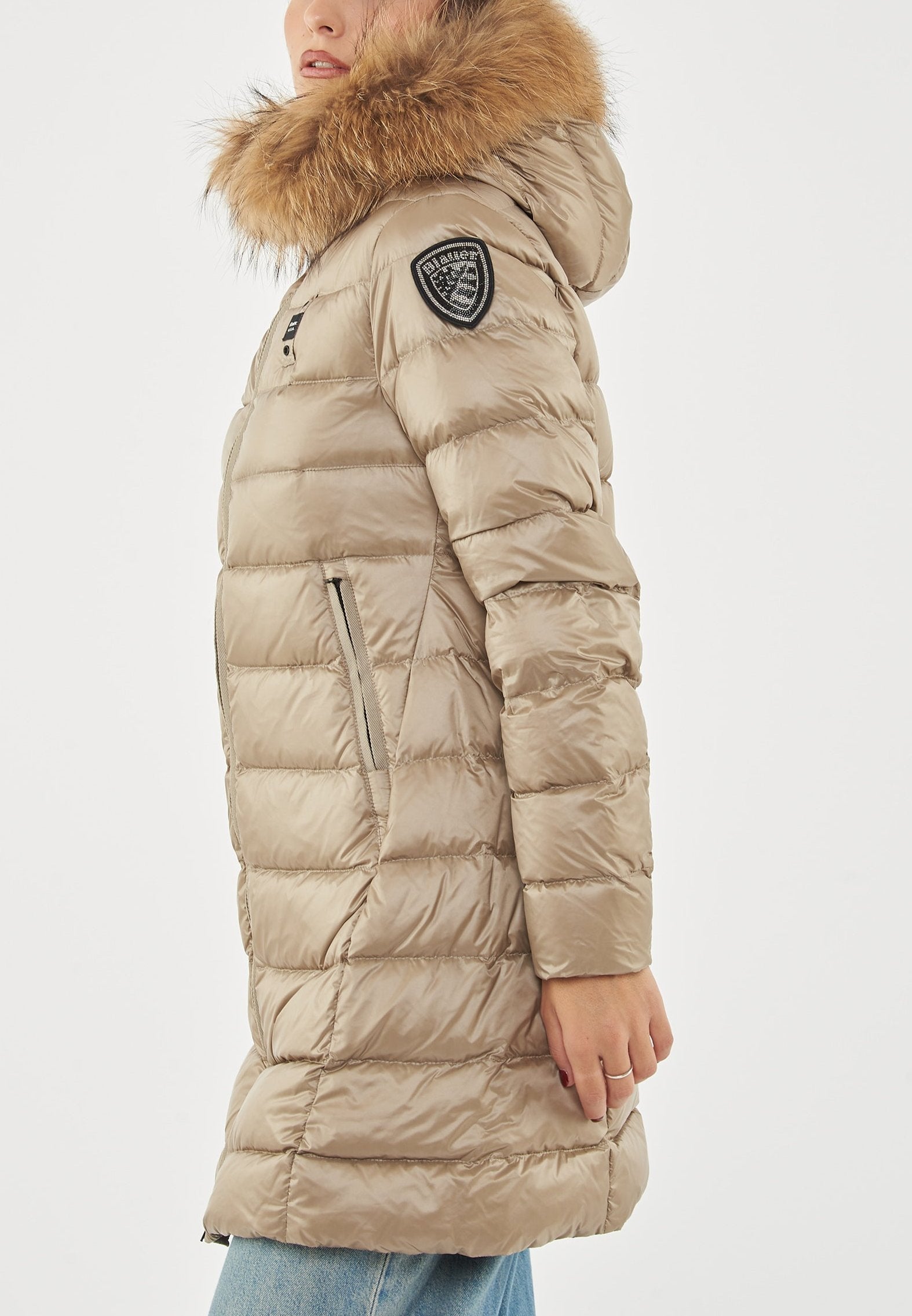 PIUMINO BLAUER LUNGO KRISTIN