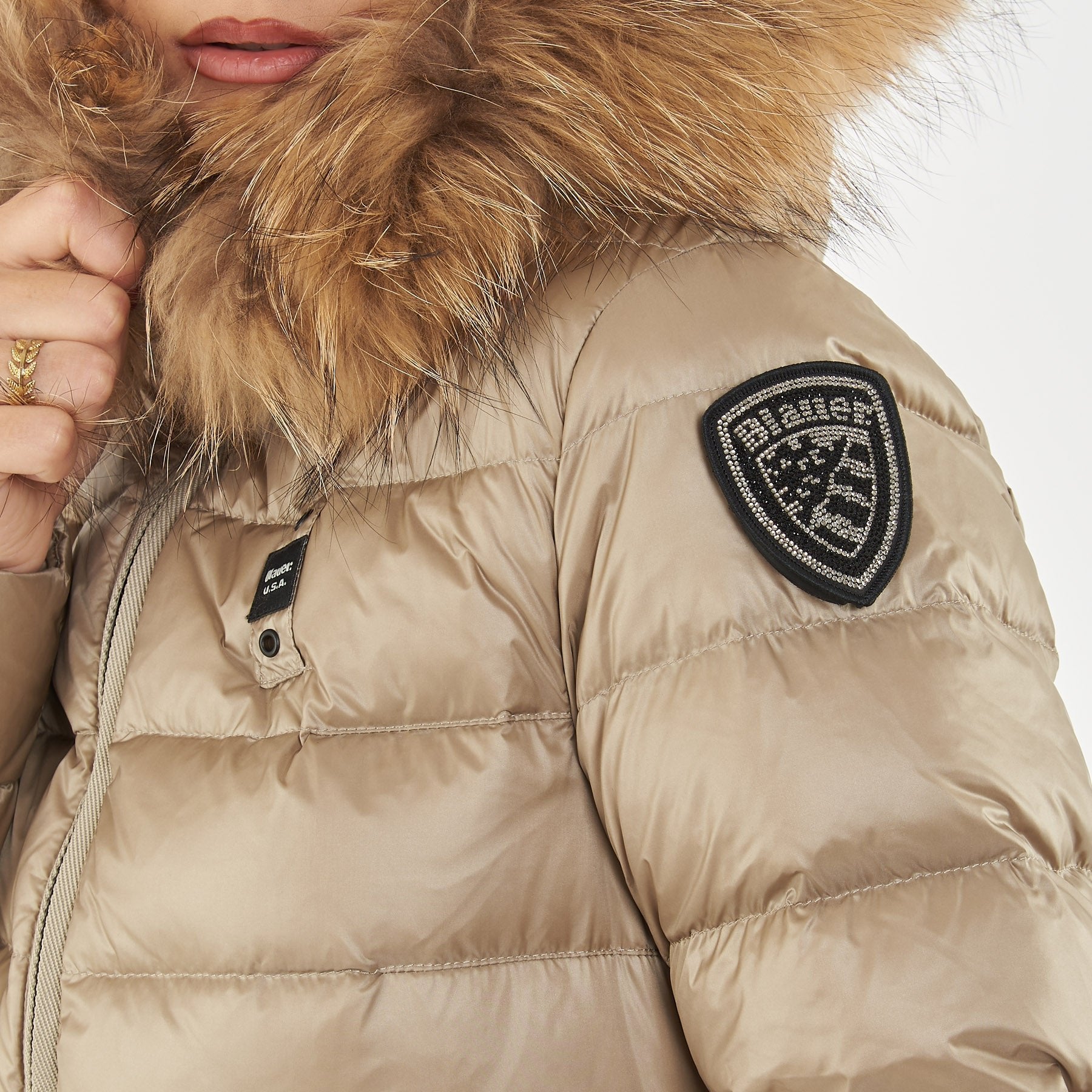 PIUMINO BLAUER LUNGO KRISTIN