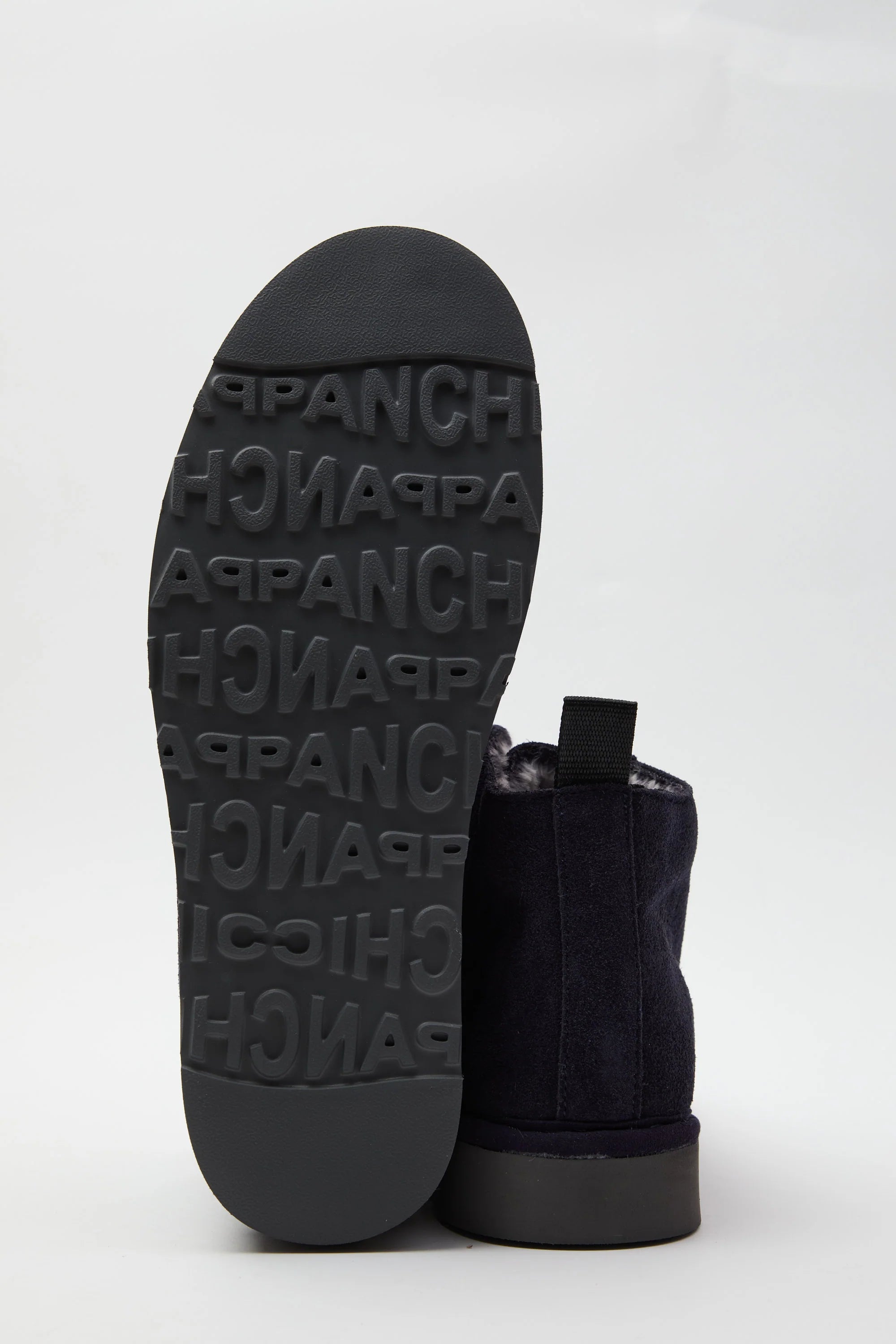 SCARPE PANCHIC POLACCHINO P001 SUEDE CON PELO SPACE BLU