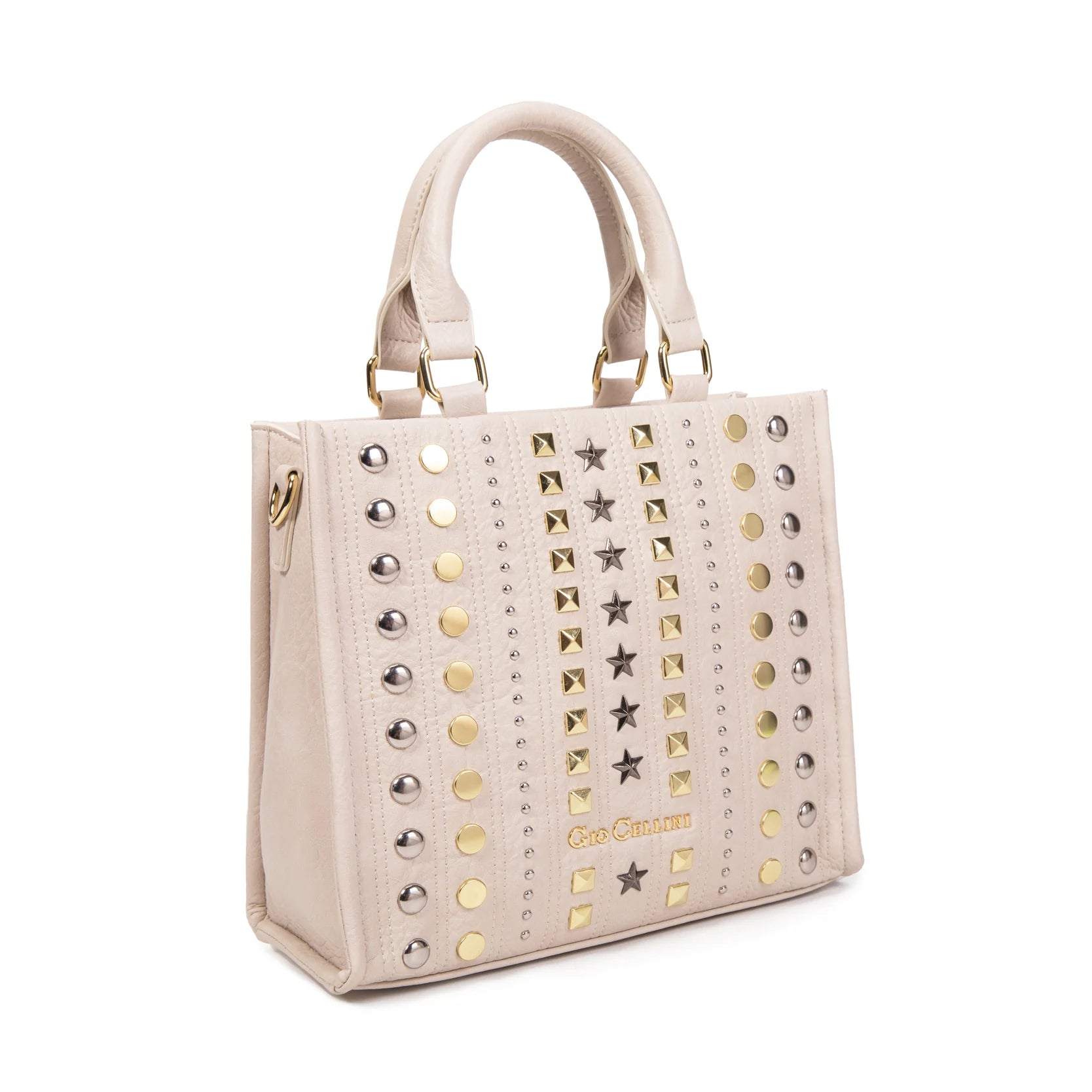 BORSA GIO CELLINI BROOKE M TOTE CON TRACOLLA ALL STUDS