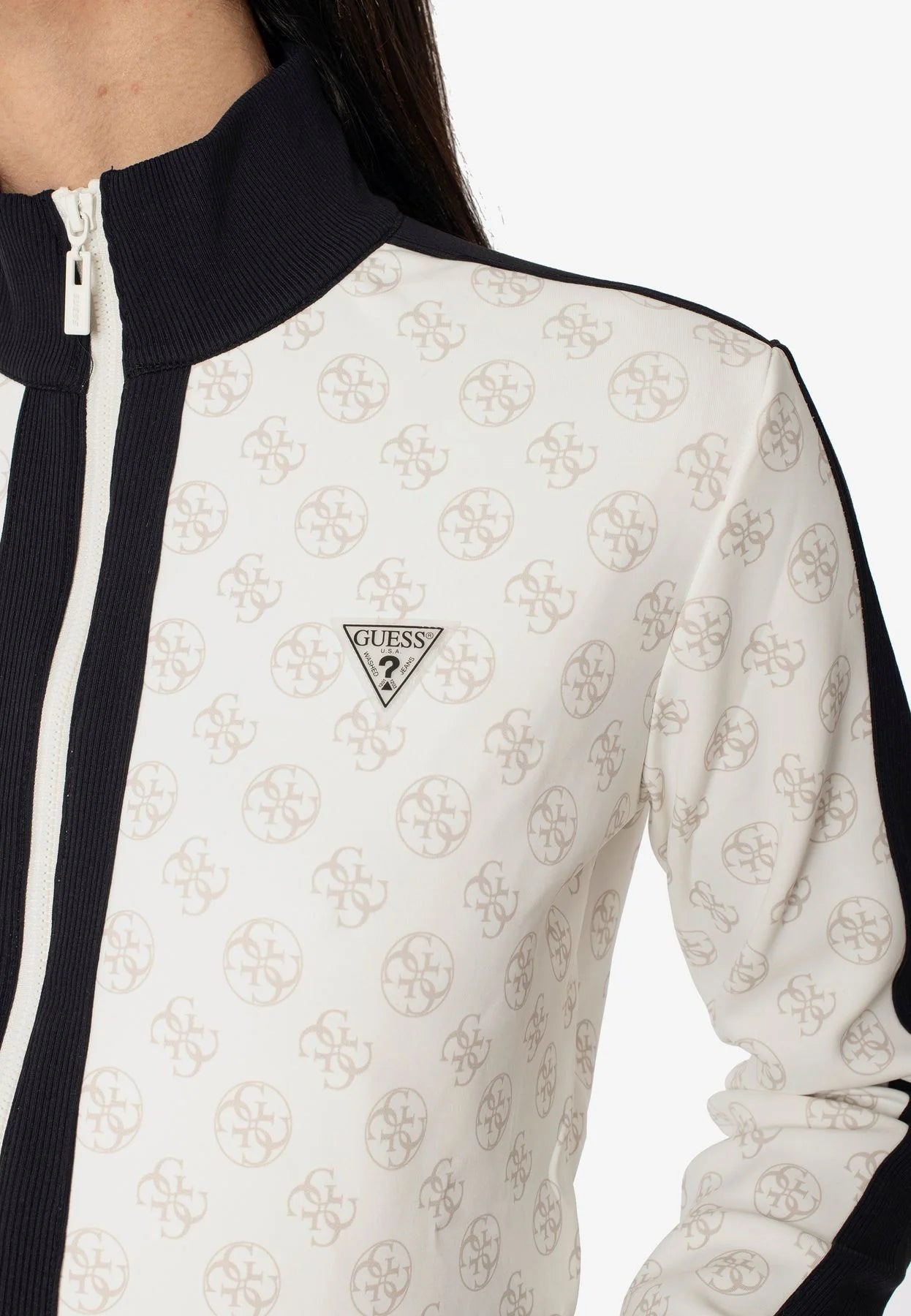 FELPA GUESS ELEA CON COLLO ALZATO