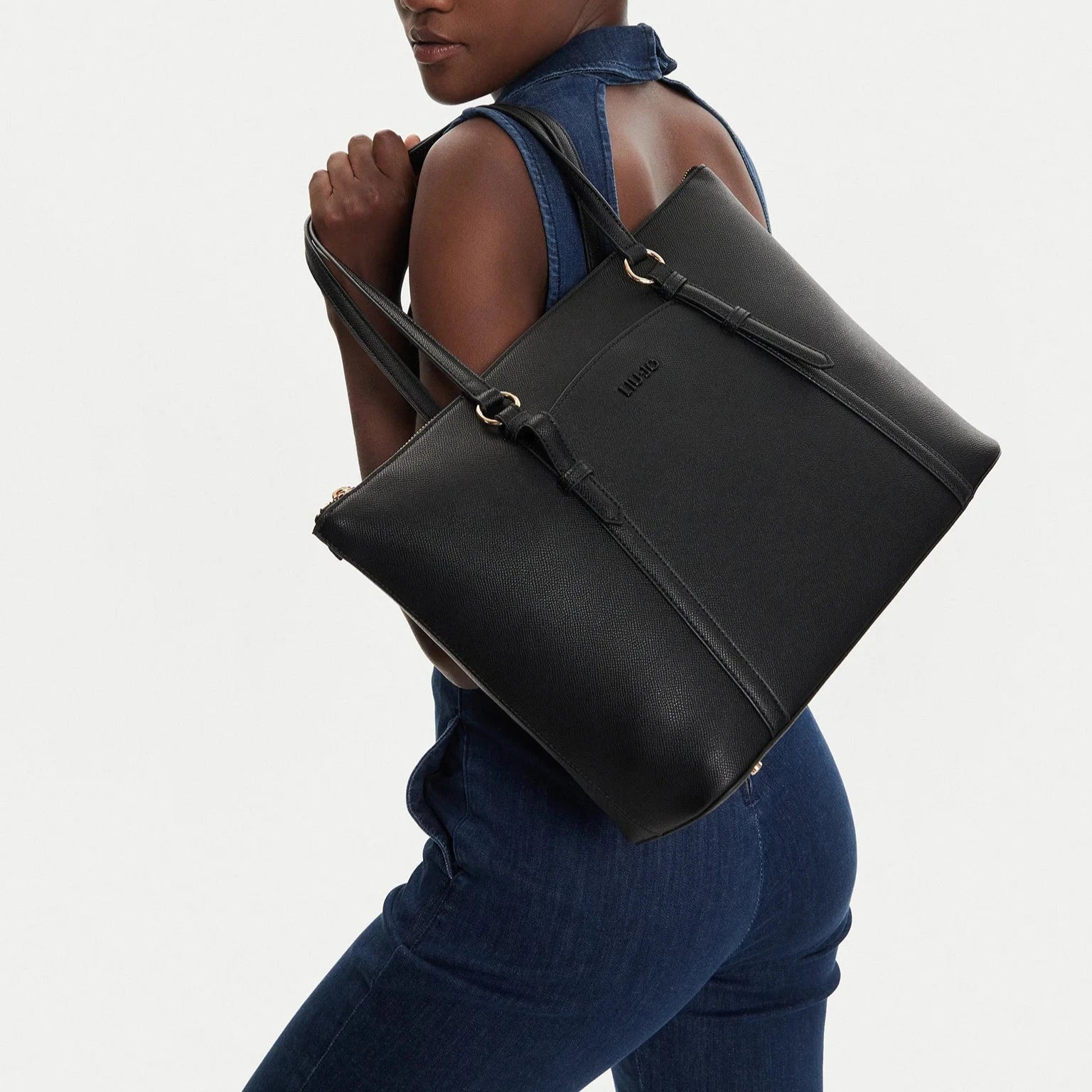 BORSA LIUJO L SHOP TOTE SAFFIANO