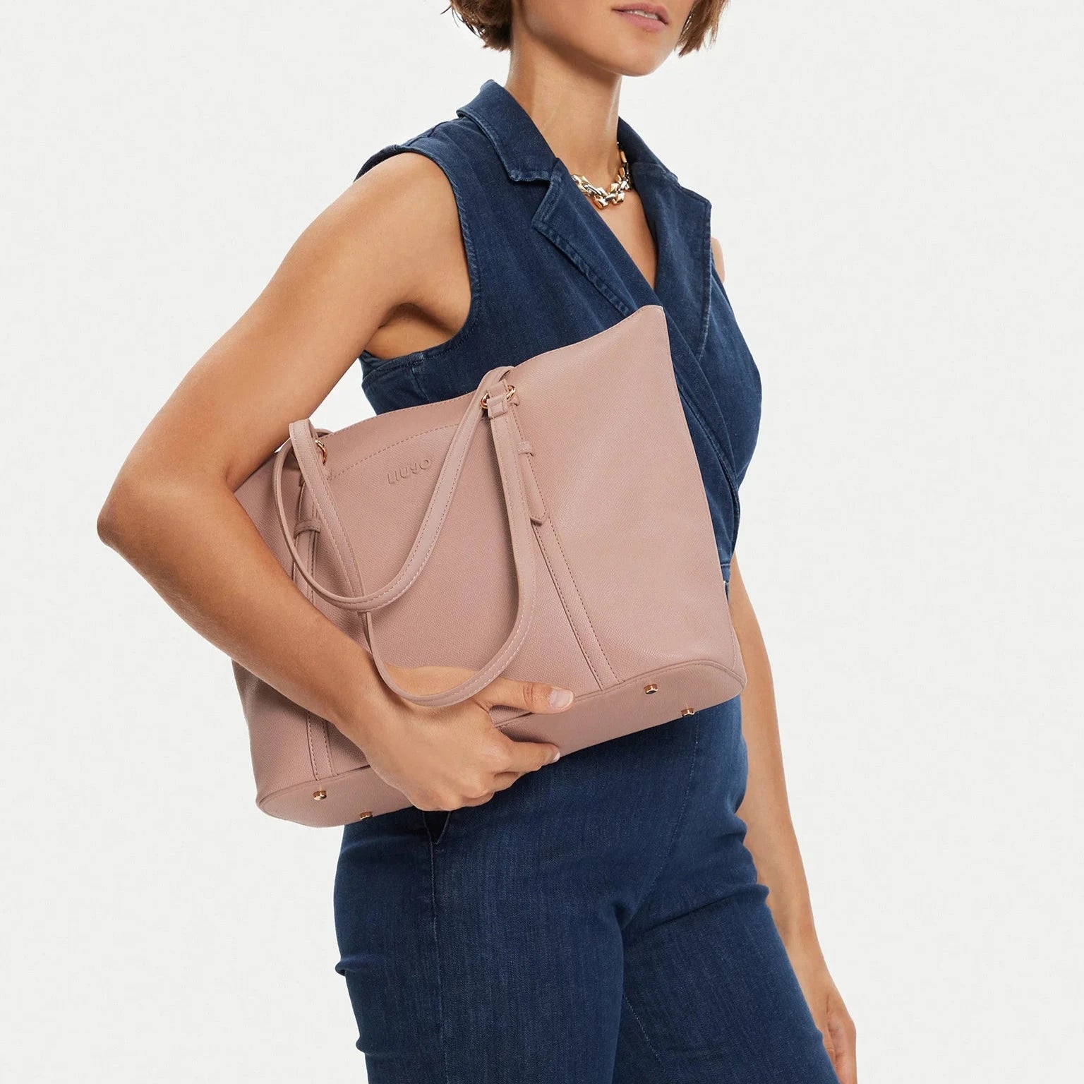 BORSA LIUJO L SHOP TOTE SAFFIANO