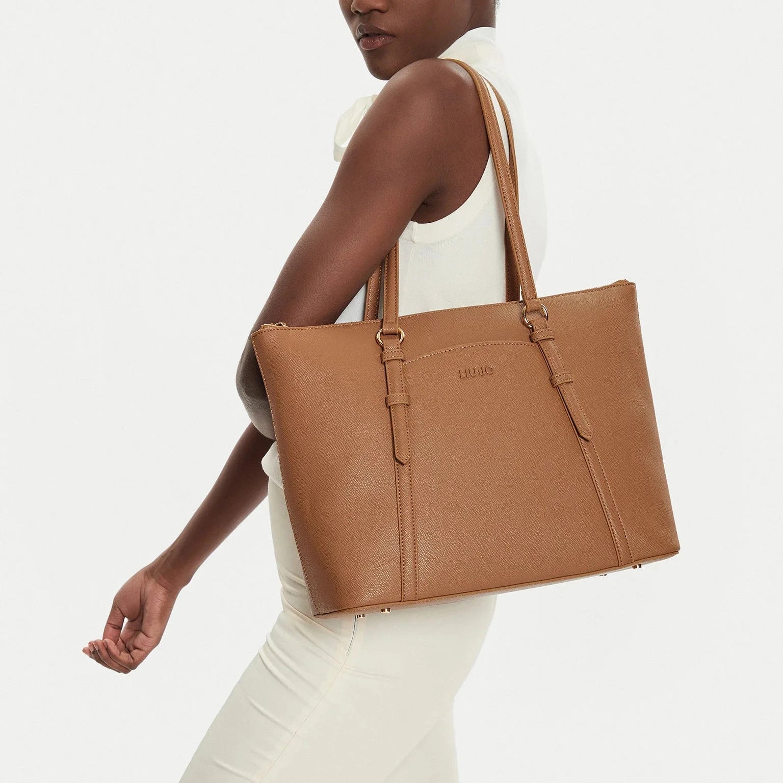 BORSA LIUJO L SHOP TOTE SAFFIANO