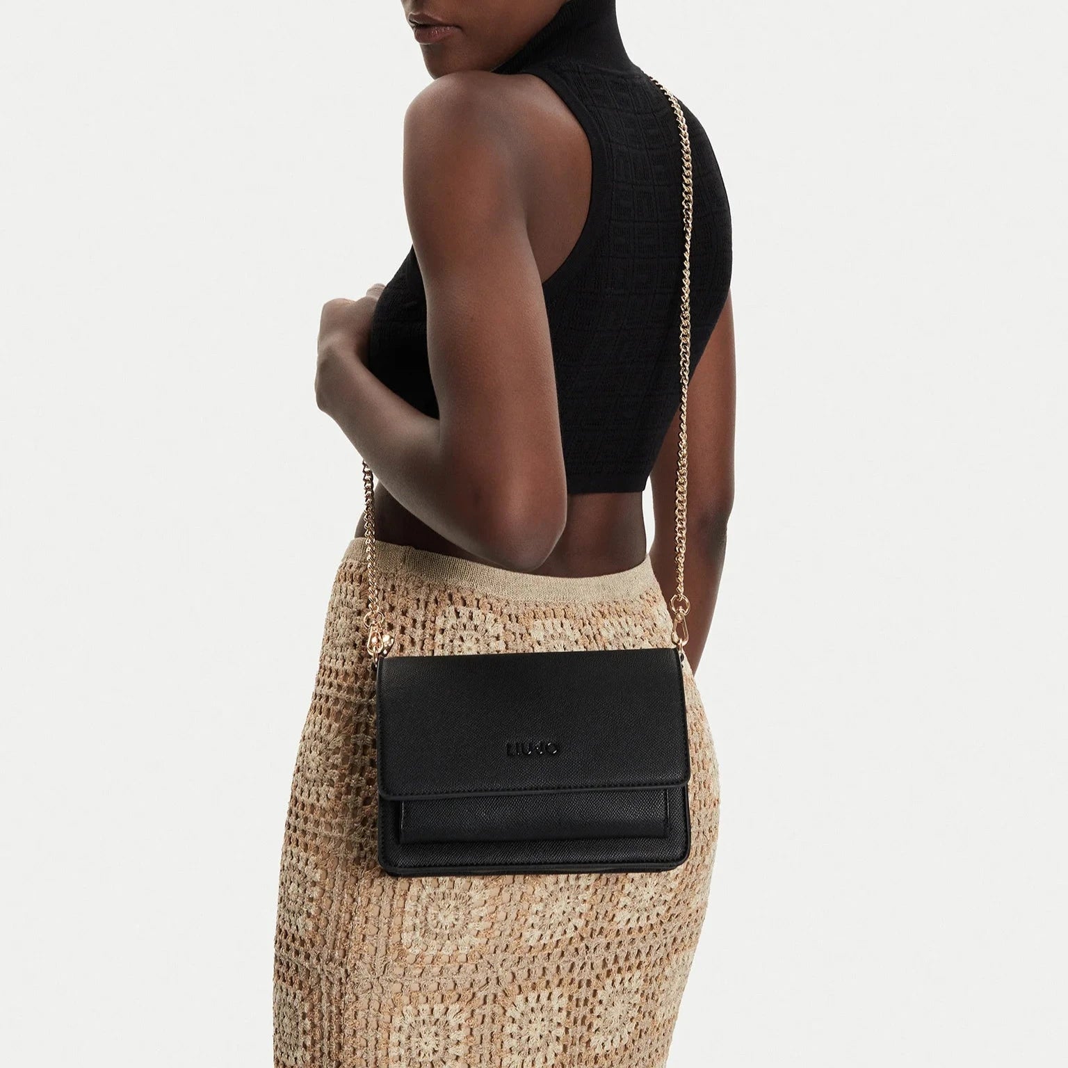 BORSA LIUJO M TRACOLLA ORGANIZER SAFFIANO