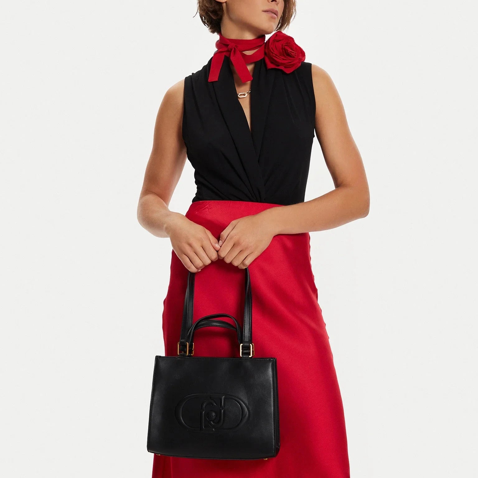 BORSA LIUJO S TOTE MINISHOPPING LOGO MONOGRAM